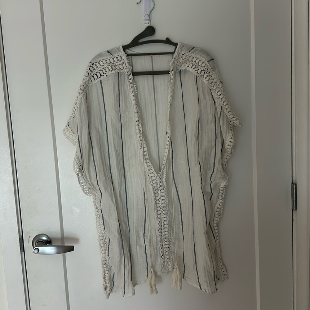 Eberjey Striped Cover Up